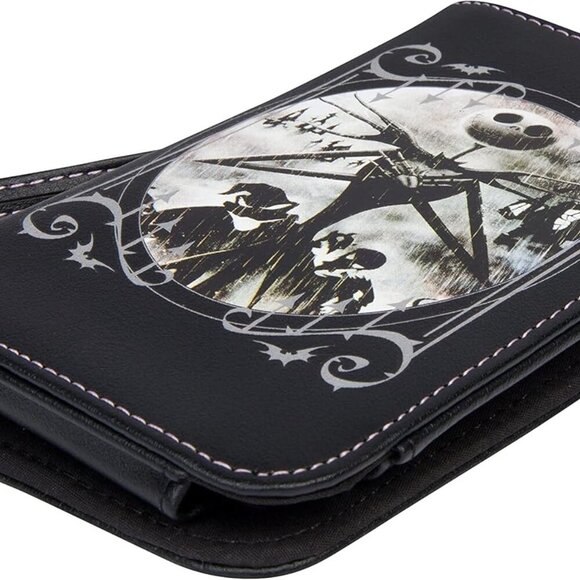 unisex Disney The Nightmare Before Christmas Wallet & Phone Holder - Bi-fold, Sn - Picture 8 of 9
